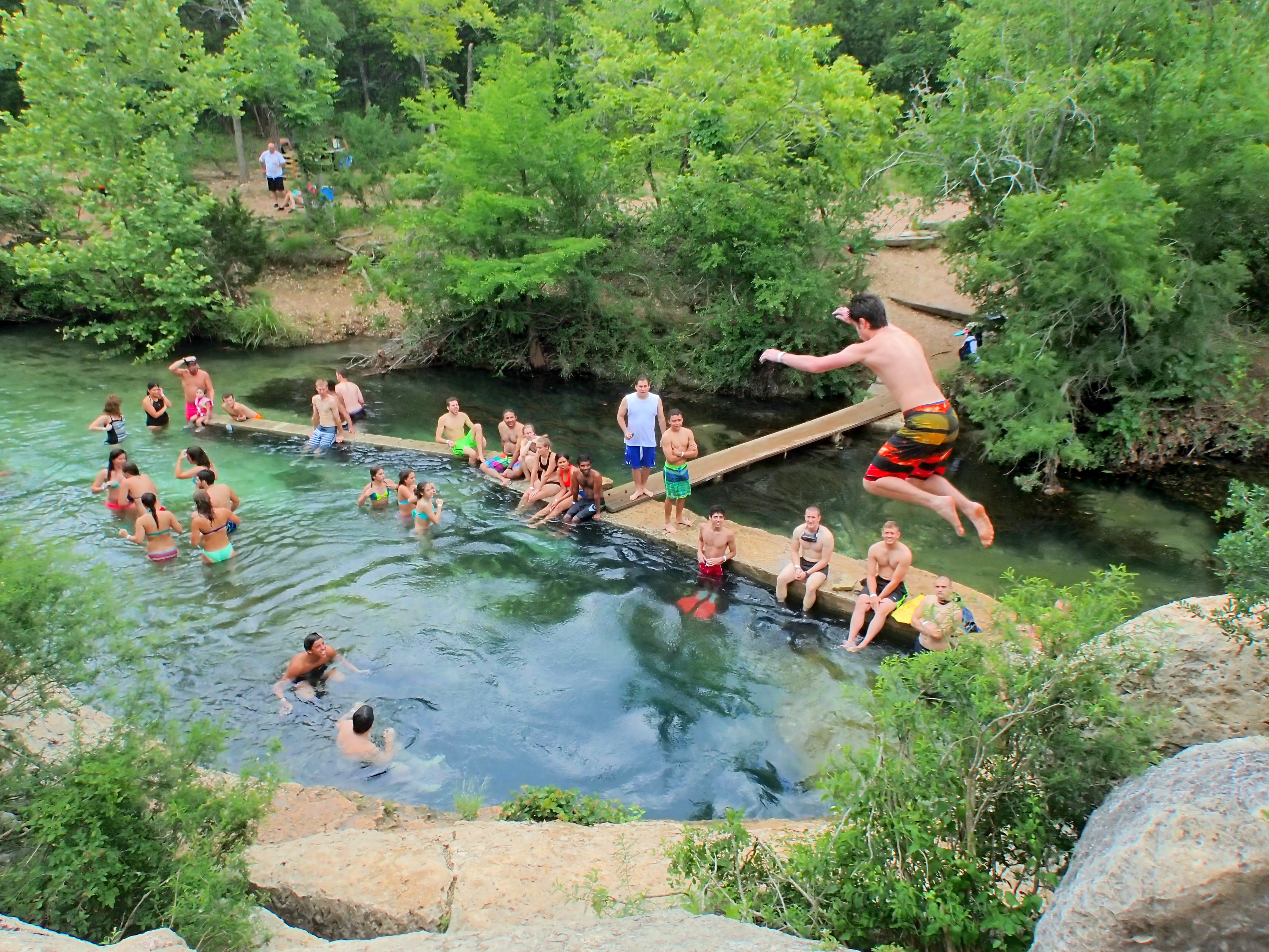 Take the Plunge into Jacob's Well in Wimberley, Texas